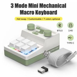 Bouton de programmation mécanique pour clavier de jeu Macro OSU personnalisable 3 touches Mini