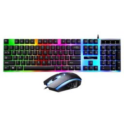 Chase Leopard – ensemble clavier et souris filaire USB G21 rétro-éclairé manipulateur