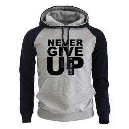 Mohamed Salah Never Give Up Letter Sweats à capuche College pour hommes Sweat à capuche homme