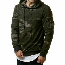 M-3XL Hommes Casual CamSolomon Imprimer Chaud Sweat À Capuche Sweat À Capuche Pull Mode Jumper