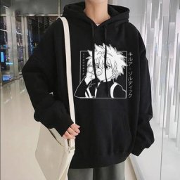 Sweat à Capuche Killua HxH pour Homme et Femme Streetwear Dessin Animé Japonais Hunter X Hunter