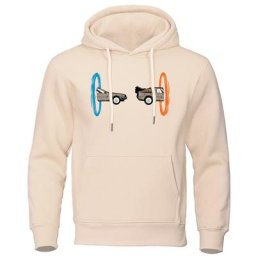 Sweat à capuche avec col rond pour homme ample et décontracté style Hip Hop avec film Back To The