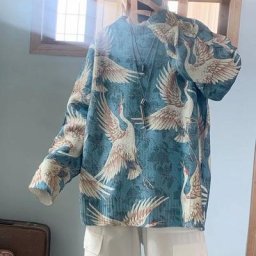 Pull Jacquard Animal pour Hommes et Femmes Pull Décontracté Col Rond Couple Vintage Mode