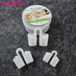 Dispositif anti-ronflement en silicone souple réutilisable confortable pince antarctique pince de