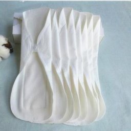 Coussinets menstruels réutilisables pour femmes 100% coton doublures de culotte imperméables à