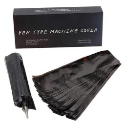 Housses de stylo de tatouage imperméables housses transparentes manches de stylo de machine sacs