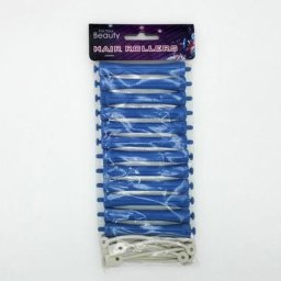 Tiges de permanente pour cheveux diamètre 8mm 12 pièces avec bande de caoutchouc bigoudis