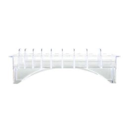 Peigne guide rectangulaire en plastique 8 blocs pour le stockage des cheveux nouveauté 2023