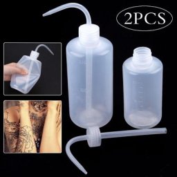 Bouteille de Lavage pour Tatouage Regina Diffuseur Vert à Presser Fournitures de Microblading