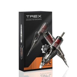 T-Rex-Cartouche de Tatouage NB Revolution Revêtement Rond Mixte Ombrage Magnum Incurvé Les
