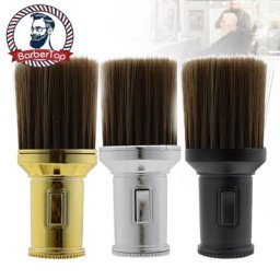 Brosse à barbe douce pour salon de coiffure coupe de cheveux brosses à poussière pour le cou et le