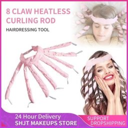 Bigoudi sans chaleur pour cheveux paresseux bigoudis frisage sans chaleur bande de sauna pas de