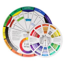 Roue de pigments de maquillage en continu fournitures d'encre de tatouage accessoires de papier
