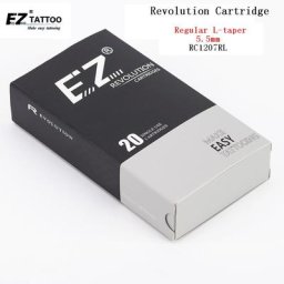RC1207ATV EZ Revolution Tatouage grossier les Cartouche Doublure Ronde #12 Régulier L-taper5.5mm