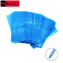 Sacs de capuchons en plastique PE pour machine à tatouer housses de stylo de tatouage capuchon de
