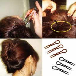 Pinces à cheveux tressées en forme de U 3 pièces accessoires de coiffure nouvelle collection