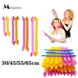 Bigoudis magiques en forme d'escargot boucles rondes en spirale bigoudi doux sans forme d'onde