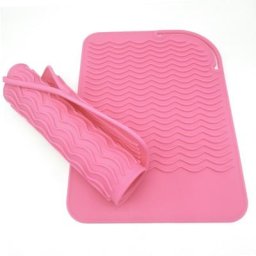 Coussinets isolants en Silicone pour salon de coiffure résistants à la chaleur pour lisser les