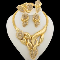Uxury – conception inférieure pour omen 18k ancien olor ig endant collier et bagues d'équitation