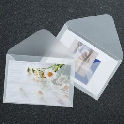 Enveloppe vierge translucide pour Invitations cartes postales boîte-cadeau européenne lettres