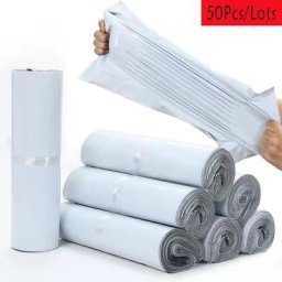 Sac d'Enveloppe d'Expédition en Plastique Express Rangement Couleur Blanche Expédition