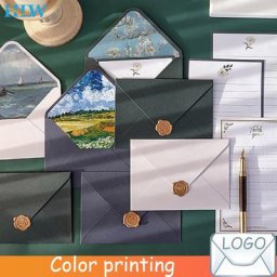 Enveloppes Vintage exquises 6 pièces/ensemble classiques peinture à l'huile Van Gogh et