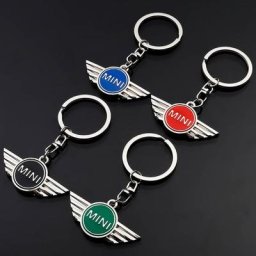 JOMetal-Porte-clés avec pendentif logo de voiture porte-clés Crest porte-clés Mini Cooper 2011