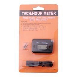 Tachymètre numérique étanche avec écran LCD compteur horaire pour moto motoneige RL bateau marin