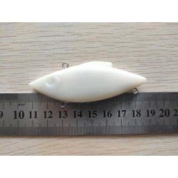 Lot de leurres de pêche durs sans lèvres lot de 10 76mm 14g blancs artificiels Wobbler SEB144