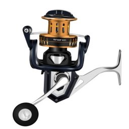 Moulinet de pêche entièrement en métal 6 + 1bb dévidoir pour pêche en eau salée à la carpe au