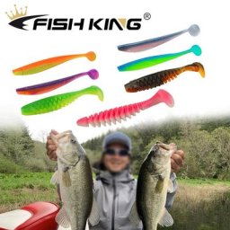 FISHKING-Leurre souple en silicone pour la pêche à la carpe appât Élen plastique