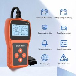 Outils de diagnostic OBD portables avec écran LCD carte de lecture de code de voiture détecteur de