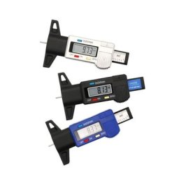 Jauge de mesure de filetage de pneu à écran LCD jauge numérique de profondeur de pneu Test de