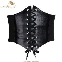 SISHION-Corset et Bustier Sexy pour Femme Vêtement Gothique Noir Rouge Rose Or Sous le Buste