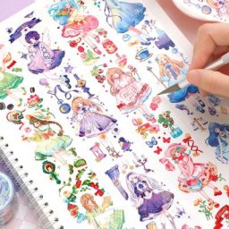 MOHAMM-Bande de dessin animé pour fille Getic Millenium 1 rouleau l'horloge carte de processus