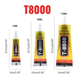 Bulaien T8000 transparent Contact réparation téléphone adhésif composants électroniques colle avec