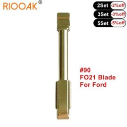 10 pièces lame de clé à distance KD en métal non coupée #90 FO21 pour Ford Focus Mondeo Jaguar XJ8