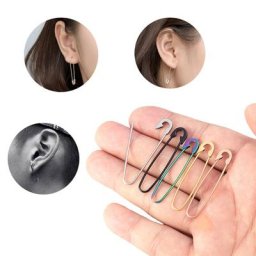 Boucles d'oreilles en acier inoxydable pour femmes 1 à 2 pièces bijoux à la mode pour les sourcils