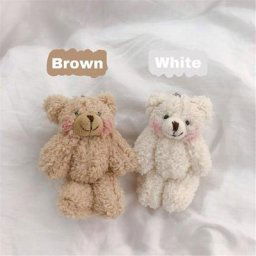 Mini ours en peluche Joint jouets en peluche 4 5 pouces mignon ours en peluche pendentif poupées