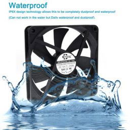 140mm 14cm Coque D'ordinateur Ventilateur De Refroidissement PC ÉTANCHE À La Poussière 2900 tr/min