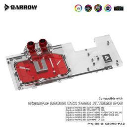 Barrow – bloc d'eau pour GIGABYTE RTX AORUS 3090/3080 XTREME/MASTER 10G 24G carte GPU à couverture