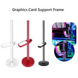 Support de carte graphique en alliage d'aluminium Jack réglable de 195 mm Boîtier d'ordinateur de