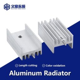 Dissipateur thermique en aluminium profil LED triode densité de broche refroidisseur de dents