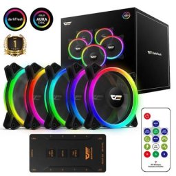 DarkFlash-Refroidisseur de processeur à eau DR12 Pro 120mm led boîtier d'ordinateur ventilateur