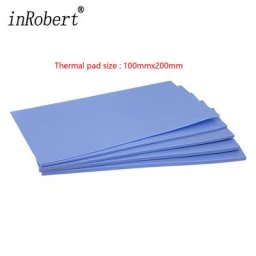 Coussin thermique en Silicone pour CPU 6.0 W/mK haute qualité conducteur 100mm x 200mm x 5mm