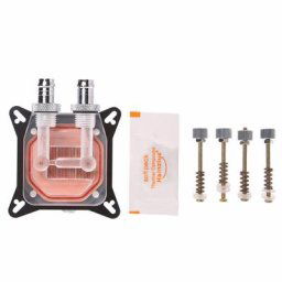 Refroidisseur en cuivre à double canal pour carte vidéo GPU Water Cooling night pour AMD NVIDIA W40