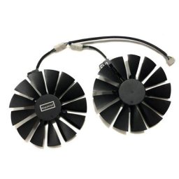 2 pièces/ensemble Ventilateur de carte graphique T129215SM FDC10M12S9-C refroidisseur de GPU pour