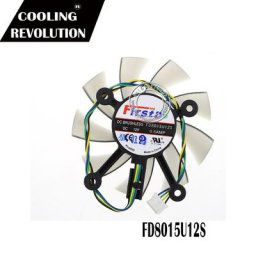 Ventilateur de refroidissement de carte graphique ASUS 75MM DC12V 0 5 amp 4 broches pour GTX