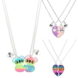 Colliers de la présidence magnétique des meilleurs amis Koala coloré Théâtre Pendentif coeur