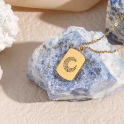 Collier en acier inoxydable plaqué or 18 carats pour femmes bijoux sur le cou colliers de Tarot de